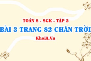 Bài 3 trang 82 Toán 8 Chân trời sáng tạo Tập 2